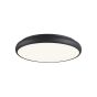 Nova Luce Gap - plafonnier - Ø 61 x 9 cm - 62W LED incl. - noir