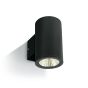 ONE Light Outdoor Wall Cylinders Up & Down Beam - applique murale extérieure - 8 x 10,6 x 13,8 cm - 2 x 6W LED incl - IP54 - noir