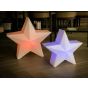 New Garden Nova 45 Christmas Star - lampe de table solaire rechargeable avec télécommande - 46 x 42,6 x 22,5 cm - 5W RGB LED incl. - IP65 - blanc