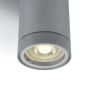 ONE Light GU10 Outdoor Cylinders - plafonnier d'extérieur - Ø 6,5 x 9,5 cm - IP54 - gris