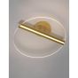 Nova Luce Jertuna - plafonnier - Ø 53 x 11,5 cm - 30W LED incl. - or