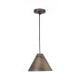 Nova Luce Wera - lampe suspendue - Ø 25 x 130 cm - brun foncé