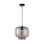 Lucide Medine - lampe suspendue - Ø 25 x 156 cm - fumé