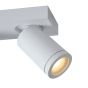 Lucide Taylor - spot en saillie 3L - 38 x 10 x 12,5 cm - 3 x 5W LED dimmable incl - dim to warm - IP44 - blanc