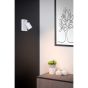 Lucide Nigel - applique murale avec interrupteur et port USB - 16 x 10 x 11,8 cm - 5W LED incl - blanc