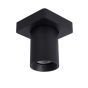 Lucide Nigel - spot en saillie - 10 x 10 x 11,3 cm - 5W dimmable incl - dim to warm - noir