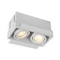 Lucide Trimless - spot encastrable - 185 x 97 mm, 185 x 97 mm format encastrable - blanc