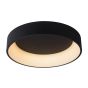 Lucide Talowe - plafonnier - Ø 60 x 13 cm - 42W LED dimmable incl - noir