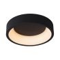 Lucide Talowe - plafonnier - Ø 30 x 8 cm - 20W LED dimmable incl - noir