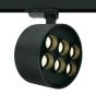 ONE Light Dark Light Tubes - spot sur rail - système de rail triphasé - Ø 13,5 x 7,7 cm - 36W LED incl. - noir