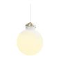 Design for the People Raito 30 - lampe suspendue - Ø 30 x 44,4 cm - blanc et laiton