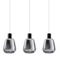 ETH Gary - lampe suspendue - 120 x 10 x 137 cm - 6 x 5W LED dimmable incl - noir