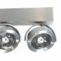 Artdelight Dutchess LED - spot en saillie 2L - 25 x 6 x 19 cm - 2 x 13W LED dimmable incl - aluminium