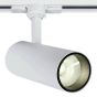 ONE Light COB Cylinder - spot sur rail avec COB LED - système de rail triphasé - Ø 5,5 x 14,7 cm - 10W LED incl. - blanc - couleur de lumière blanc chaud