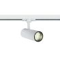 ONE Light COB Cylinder - spot sur rail avec COB LED - système de rail triphasé - Ø 5,5 x 14,7 cm - 10W LED incl. - blanc - couleur de lumière blanche