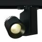 ONE Light COB Dark Light - spot sur rail - système de rail triphasé - Ø 6,5 x 10,5 cm - 10W LED incl. - noir