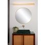 Lucide Alexa - applique murale oblongue - 13W LED incl - 90 x 8 x 3,6 cm - IP44 - or mat