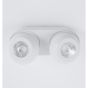 Nova Luce Gon - spot en saillie 2L - 25 x 11 x 9 cm - 2 x 5W LED incl. - blanc sable