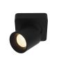 Artdelight Laguna - spot en saillie 1L - 10 x 10 x 9,5 cm - 6W LED dimmable incl - noir