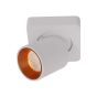 Artdelight Laguna - spot en saillie 1L - 10 x 10 x 9,5 cm - 6W LED dimmable incl. - blanc