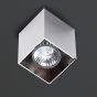 Maxlight Pet Square - plafonnier - 7 x 7 x 9 cm - chrome