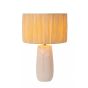 Lucide Viso - lampe à poser - Ø 36 x 56 cm - beige et blanc