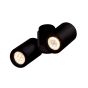 Maxlight Barro - spot en saillie 2L - 15 cm - noir