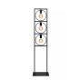 Lucide Suus - lampadaire - 34 x 24 x 145 cm - noir