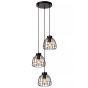 Lucide Filox - lampe suspendue - Ø 44,5 x 198 cm - noir