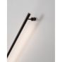 Nova Luce Gropius - applique murale - 60 x 7 x 3,5 cm - 10W LED incl. - noir sable