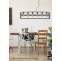 Lucide Fabian - lampe suspendue - 120 x 25 x 161 cm - noir