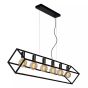 Lucide Fabian - lampe suspendue - 120 x 25 x 161 cm - noir