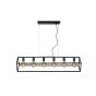 Lucide Fabian - lampe suspendue - 120 x 25 x 161 cm - noir