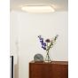 Lucide Otis - plafonnier - 43 x 43 x 8 cm - 42W LED incl - opale