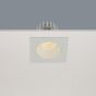 Artdelight Venice 2708 - spot encastré - 80 x 80 mm, Ø 68 mm encastré - 8W LED dimmable incl. - IP44 - blanc