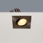 Artdelight Venice 2608 - spot encastrable - 80 x 80 mm, Ø 68 mm encastrable - 8W LED dimmable incl. - IP44 - acier mat