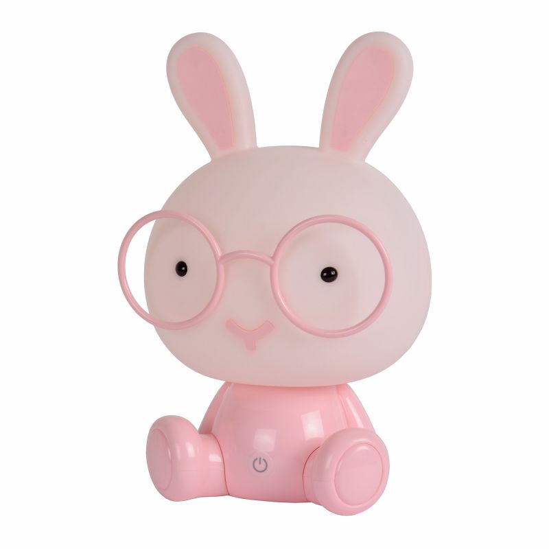 Lucide Dodo Lapin - lampe pour enfants - 30 cm - 3W LED à intensité  variable incl. - rose